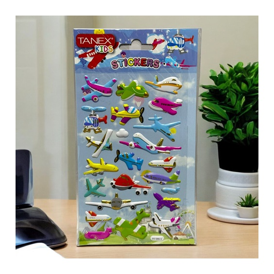 Kids Happy 3d Stickers Hava Taşıtları Serisi 26156