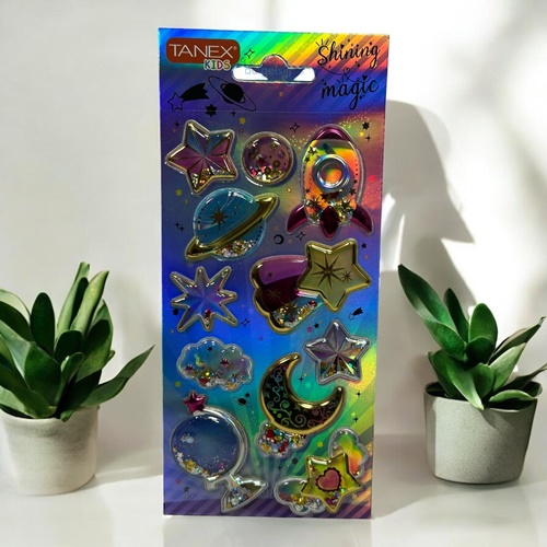 Kids Happy 3d Stickers Kabartma Magic Etiket 26063