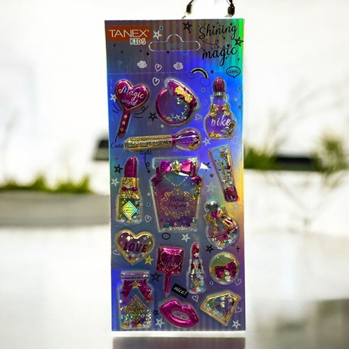 Kids Happy 3d Stickers Kabartma Magic Etiket 26059