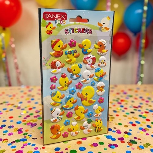Kids Happy 3d Stickers Ördek Serisi Etiket 26159