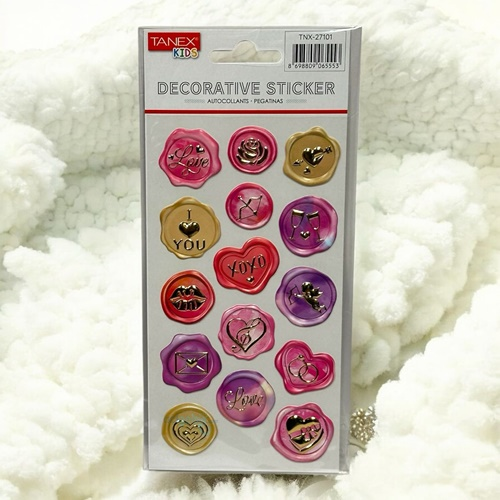Kids Happy 3d Stickers Puffy Aşk Serisi 27101