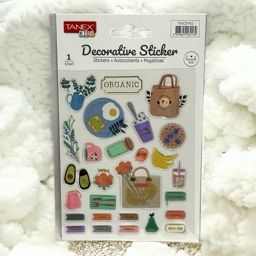 Kids Happy 3d Stickers Puffy Kahvaltı Serisi 25412