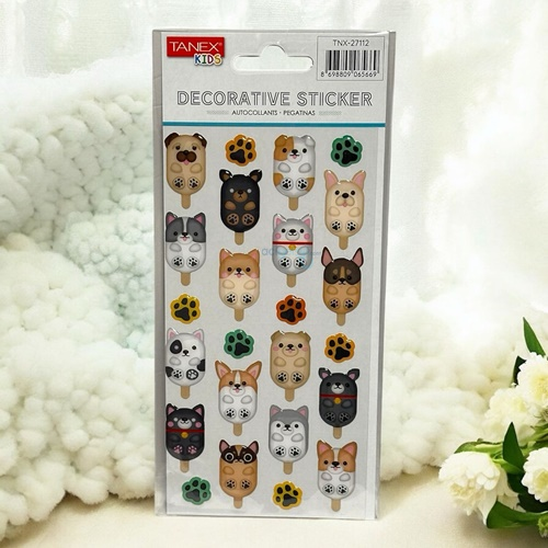 Kids Happy 3d Stickers Puffy Kedi Serisi 27112