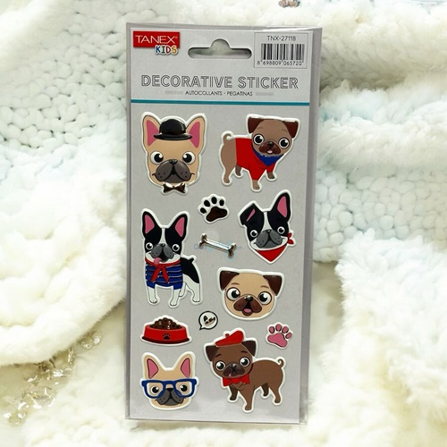 Kids Happy 3d Stickers Puffy Köpek Serisi 27118