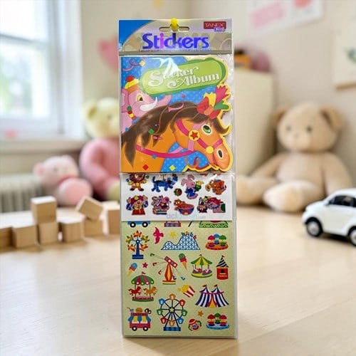 Kids Happy 3d Stickers Sirk Dünyası Albüm Serisi 25476