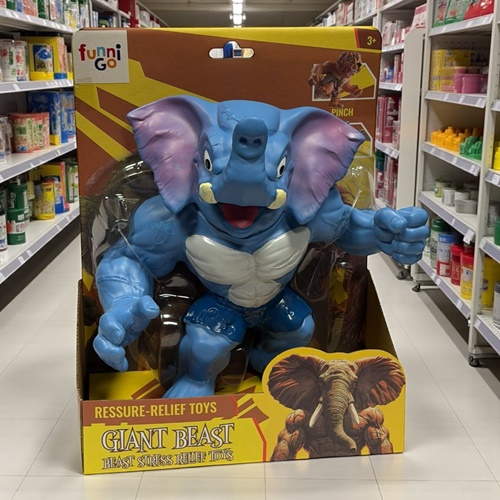 Kinder Stress Releıf Toy Large Esneyen Soft Elephant