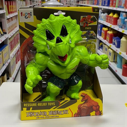 Kinder Stress Releıf Toy Large Soft Esneyen Trıceratops