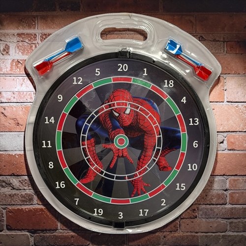 Klasik Orta Boy Manyetik Spiderman Karakter Dart 30 Cm