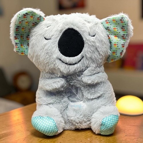 Koala Nefes Alıp Veren Peluş Oyuncak Gri