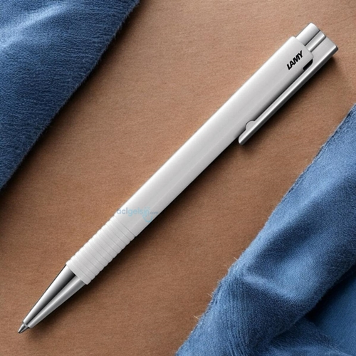 Lamy Logo Tukenmez Kalem Metal Klıps Beyaz