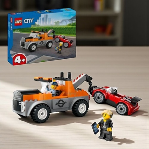 Lego City Çekici Kamyon Ve Spor Araba Tamiri