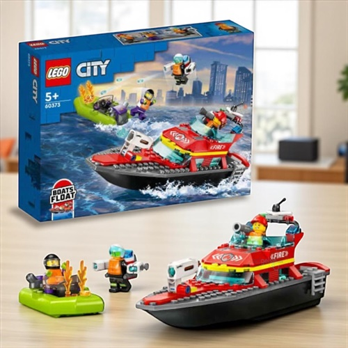 Lego City İtfaiye Kurtarma Teknesi 60373