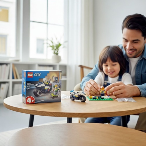 Lego City Polis Motosikleti Takibi