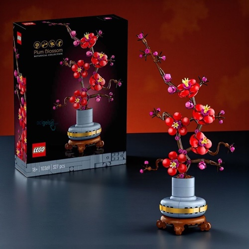 Lego İconic Vazolu Erik Çiçeği