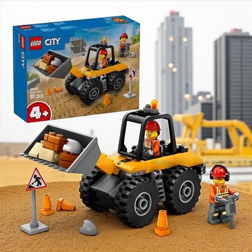 Lego Sarı Tekerlekli İnşaat Yükleyicisi 60450