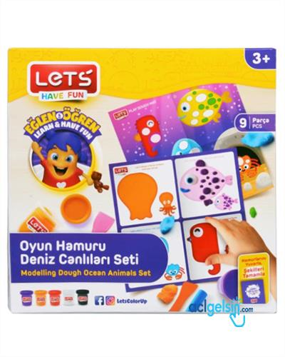Lets Oyun Hamuru Deniz Canlilari Seti