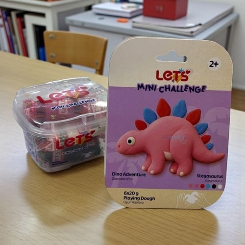 Lets Oyun Hamuru Dino Macerası Stegosaurus 5 R. 100 Gr L01026