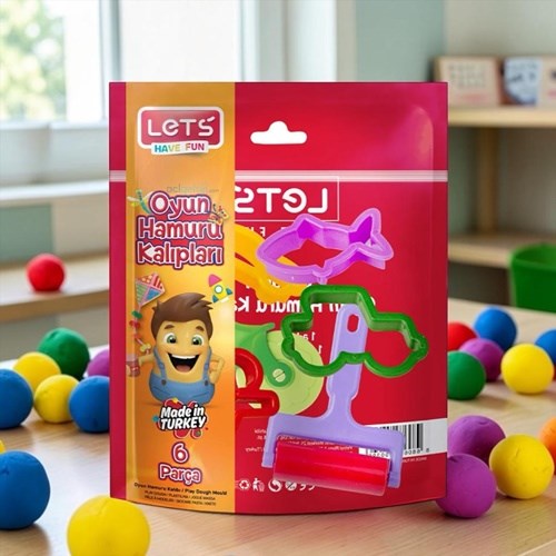 Lets Oyun Hamuru Kalıpları 6 Parça
