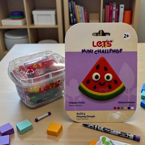 Lets Oyun Hamuru Neşeli Meyveler Karpuz 5 R. 100 Gr L01028