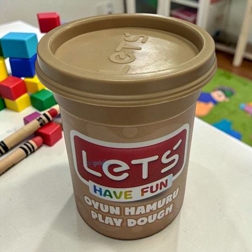 Lets Tek Renk Doğal Oyun Hamuru Tenrengı 115 Gr