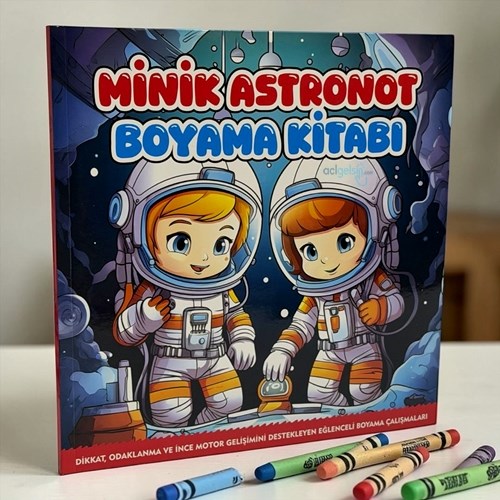 Lilamor Minik Astronot Boyama Kitabı