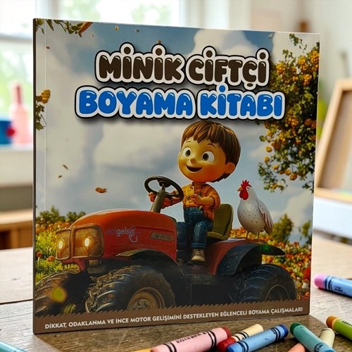 Lilamor Minik Çiftci Boyama Kitabı