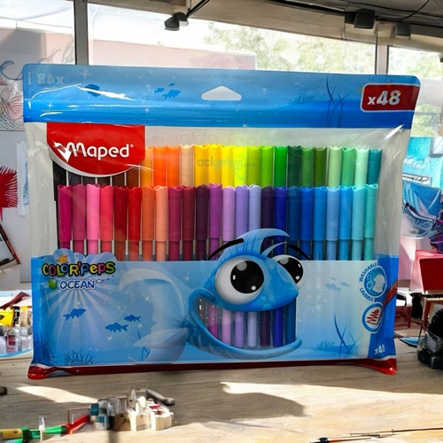 Maped Color Peps Ocean Yıkanabilir Keçeli Kalem 48 Renk