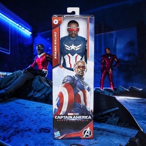 Marvel Studios Titan Hero Serisi Captain America Aksiyon Figürü 30 Cm