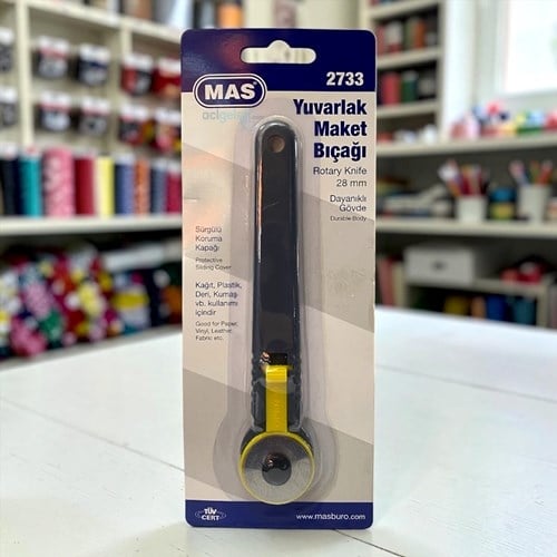 Mas 2733 Döner Tip Maket Bıçağı 28mm