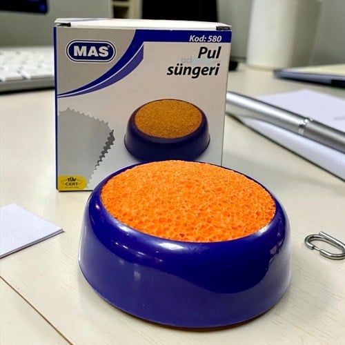 Mas Parmak Nemlendirme Pul Süngeri