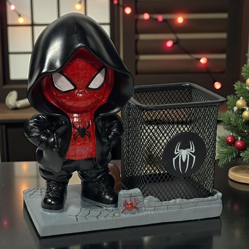 Masa Üstü Kalemlik Spider Man Siyah