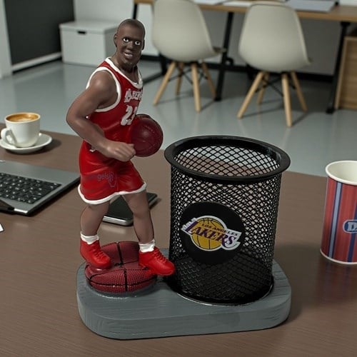 Masa Üstü Lakers Temalı Basketbolcu Figür Kalemlik Lebron James