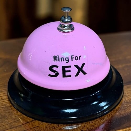 Masa Üstü Resepsiyon Zili Kırmızı Ring For Sex