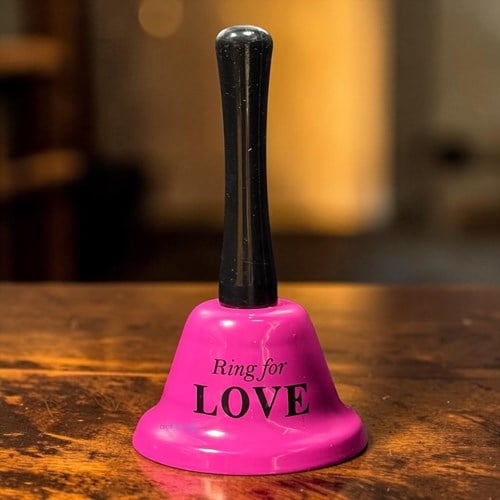 Masa Üstü Sallamalı Resepsiyon Zili Mor Ring For Love