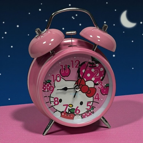 Masa Üstü Sevimli Hello Kitty Çalar Saat
