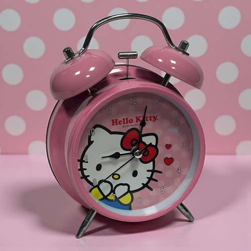 Masa Üstü Sevimli Hello Kitty Çalar Saat