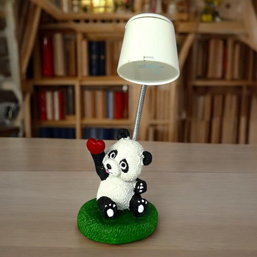 Masa Üstü Sevimli Panda Dekor Lamba