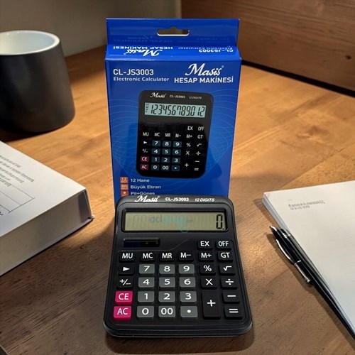 Masis 12 Haneli Hesap Makinesi Cl-js3003