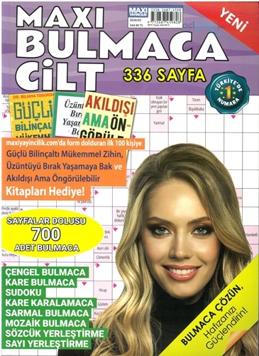 Maxi Bulmaca Cilt 336 Sayfa 2026/02