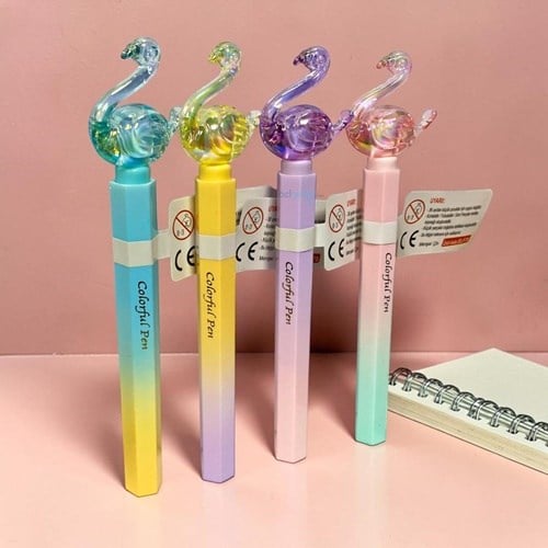 Maxx Colorful Kristal Jel Tükenmez Kalem Flamingo Figürlü Tekli