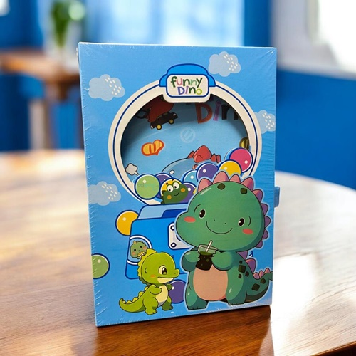 Maxx Funny Dino Temalı Kutulu Kilitli Hatıra Defteri