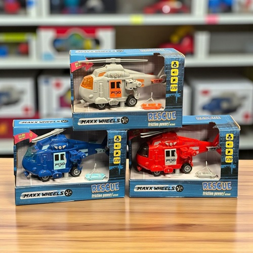Maxx Wheels Sesli Ve Işıklı Kurtarma Helikopteri