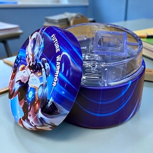 Metal Hazneli Kalemtraş 6828-d