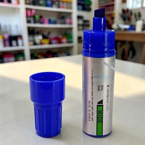 Mikro Koli Markörü 7mm Mavi