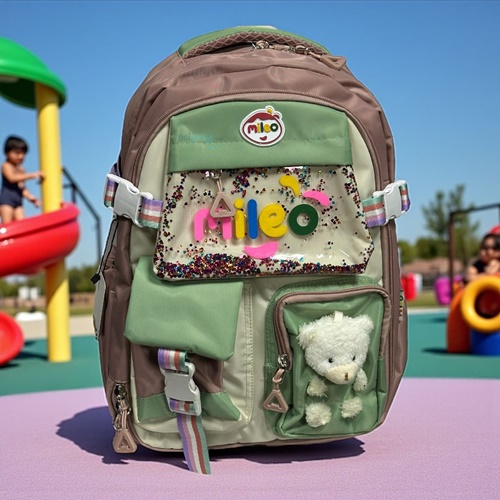 Mileo Teddy Çok Gözlü Okul Çantası 2802