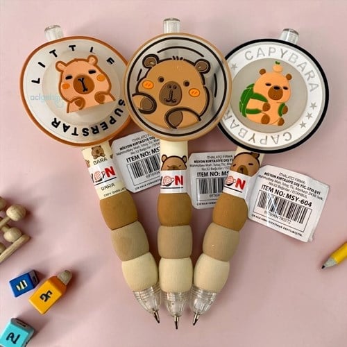 Misyon Capybara Figürlü Uçlu Versatil Kalem 07mm