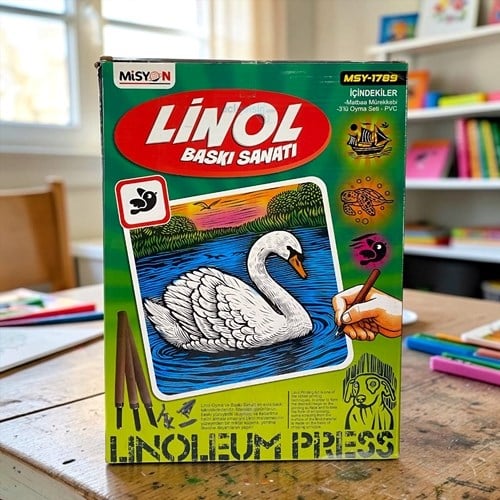 Misyon Linol Baskı Sanatı Kutulu Set 20x30 Cm