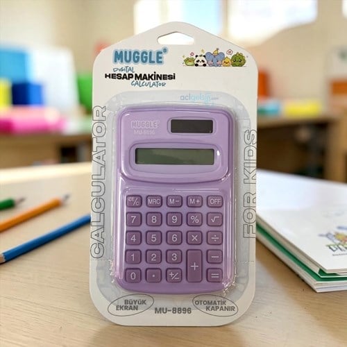 Muggle Digital Mini Hesap Makinesi (8digit) Mu-8896