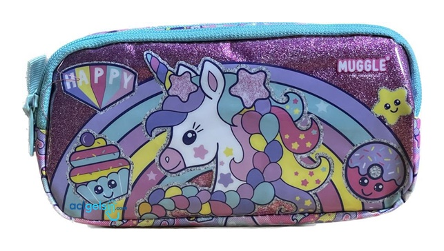 Muggle Mu-6505 Unicorn Pembe Kalem Çantası