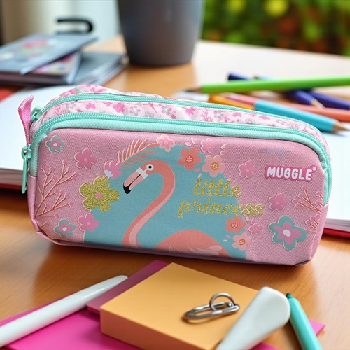 Muggle Mu Flamingo Koleksiyonu Kalem Çantası